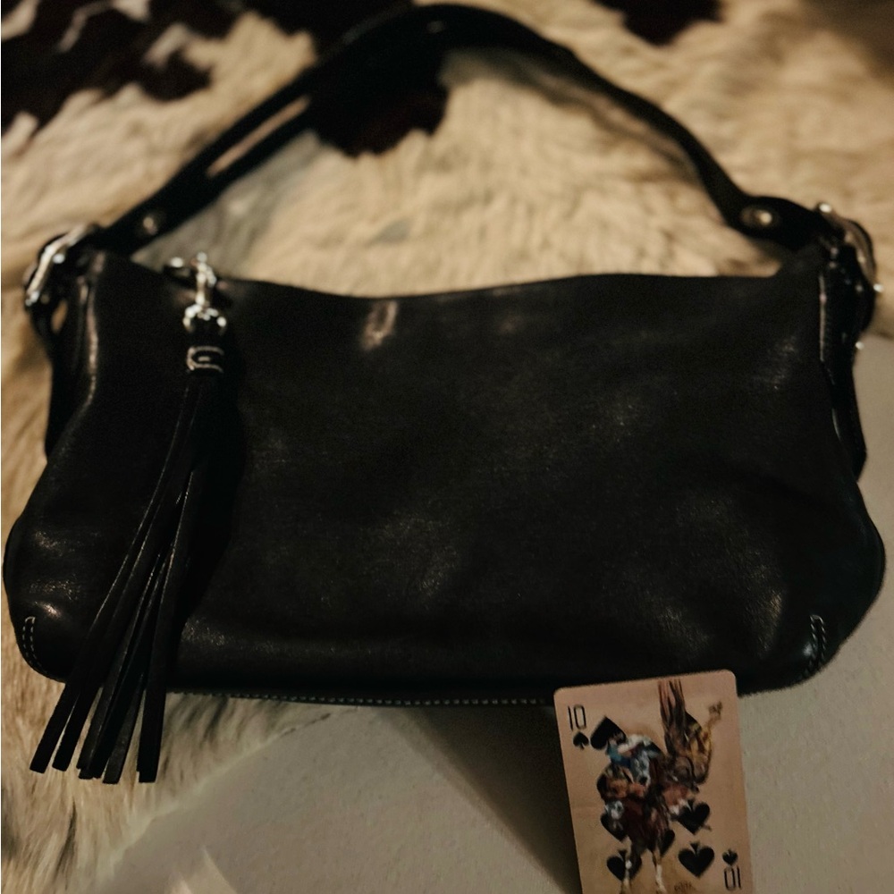 Almost Famous Coach Black Leather Handbag